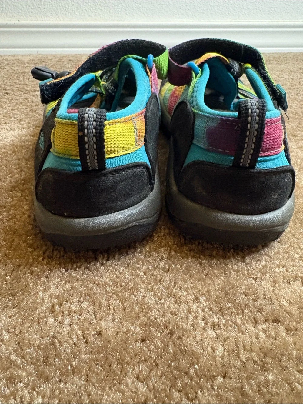 Keen Kids Turquoise Yellow Purple Multicolor Closed-Toe Sandals